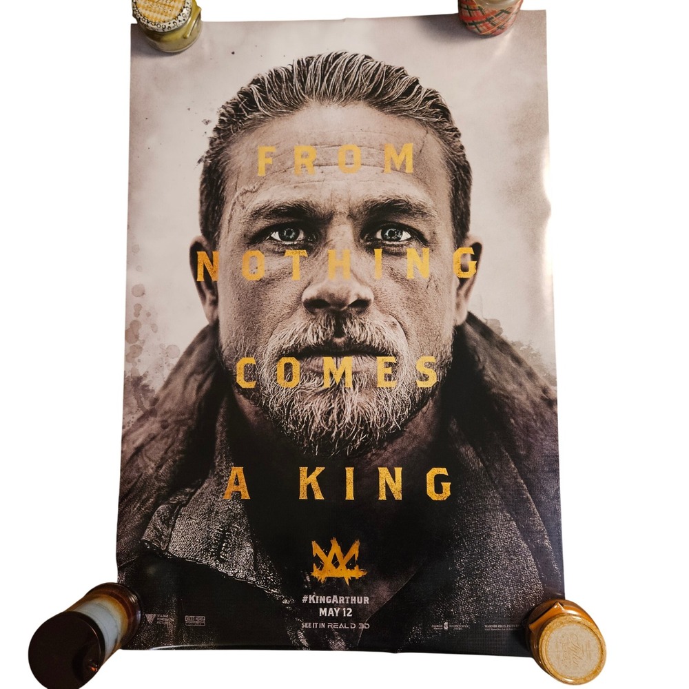 King Arthur: Legend of the Sword 2017 Movie Poster 27x40 Charlie Hunnam D/S